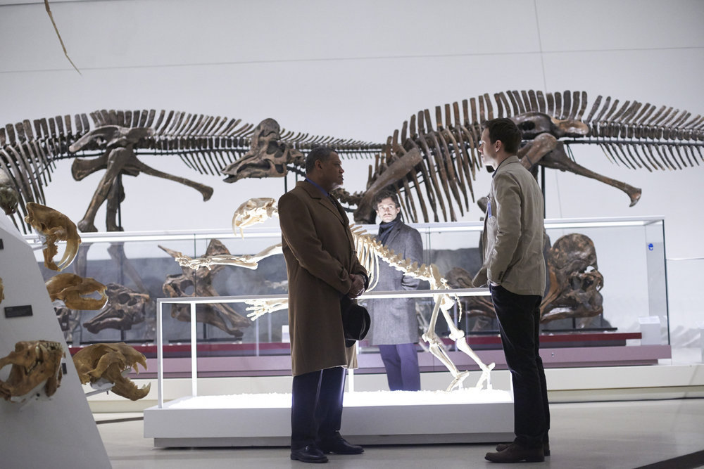 Still of Laurence Fishburne, Jack Crawford, Hugh Dancy and Mark O'Brien in Hanibalas (2013)