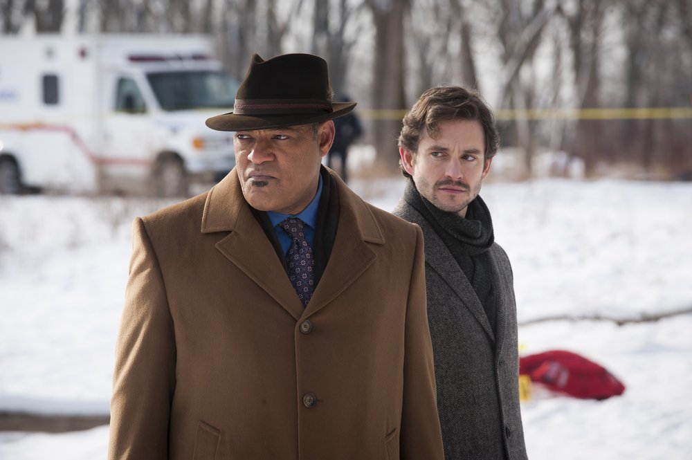 Still of Laurence Fishburne, Jack Crawford, Hugh Dancy and Brooke Palmer in Hanibalas (2013)