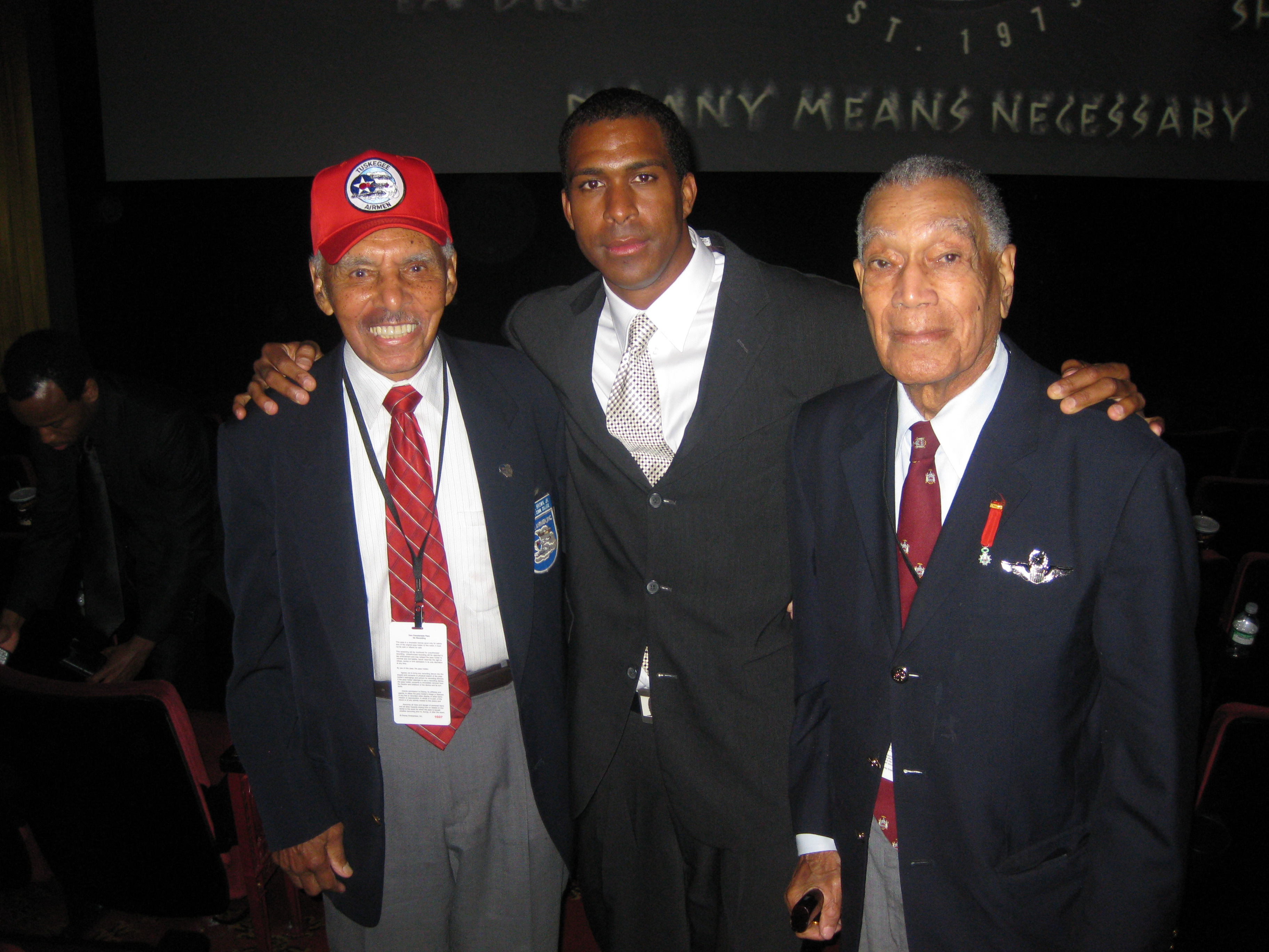 Kwane Spinks,Ron Brown and Lee Archer(Tuskegee Airmen)