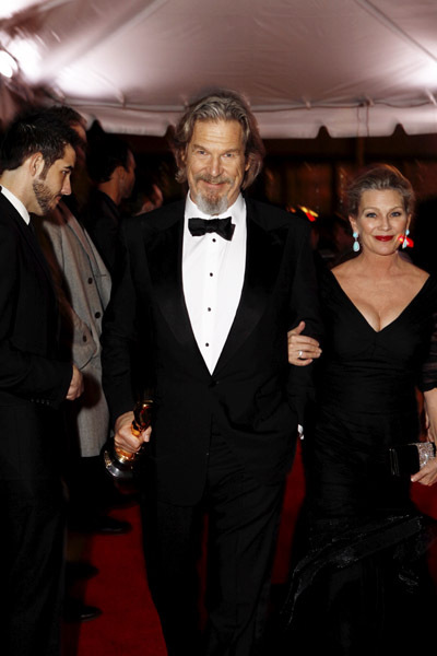 Jeff Bridges and Susan Bridges at event of The 82nd Annual Academy Awards (2010)