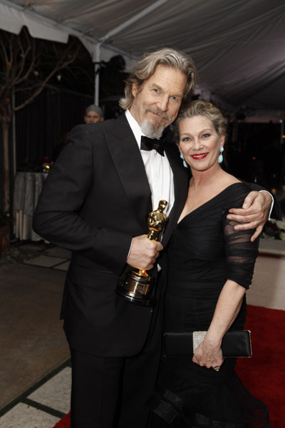 Jeff Bridges and Susan Bridges at event of The 82nd Annual Academy Awards (2010)