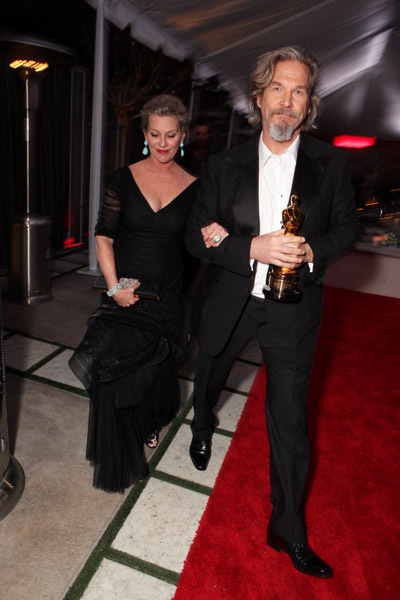 Jeff Bridges and Susan Bridges at event of The 82nd Annual Academy Awards (2010)