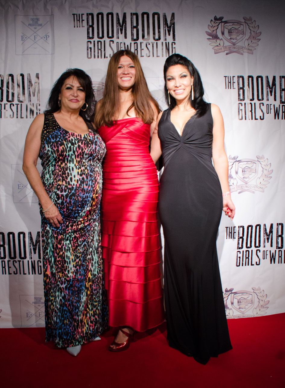 The Boom Boom Girls of Wrestling Carolin von Petzholdt Crystal Santos