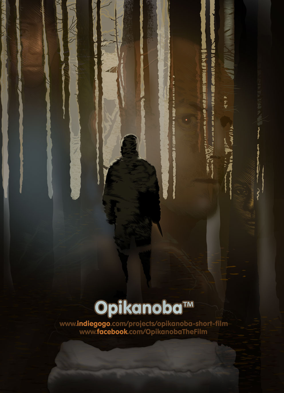 Opikanoba film poster featuring Stewart Moore and Abigail Rice.
