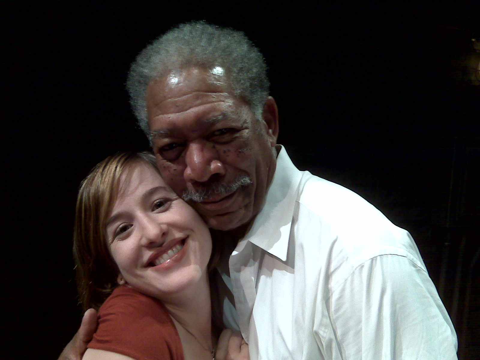 Amanda Leigh Cobb and Morgan Freeman. Broadway: The Country Girl