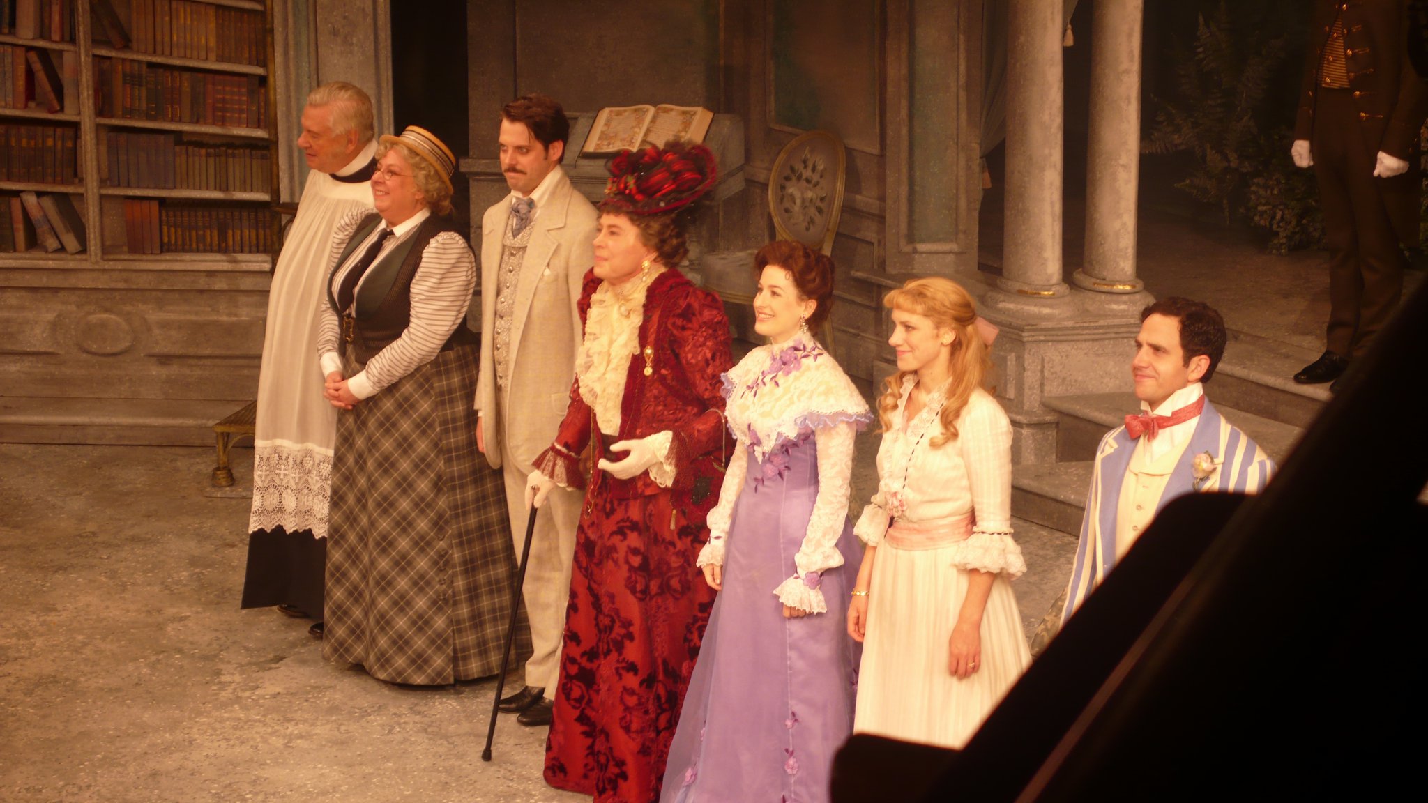 The Importanace of Being Earnest on Broadway with Brian Bedford. Amanda Leigh Cobb as Gwendolyn