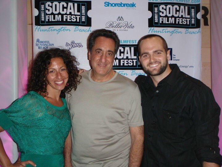 Laura Rosenberg, Vito La Morte, and Scott Hardie at the SoCal Independent Film Festival.