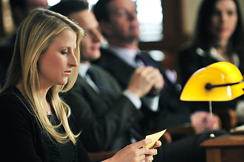 Still of Julianna Margulies, Josh Charles and Mamie Gummer in The Good Wife (2009)