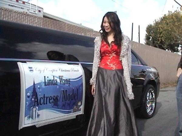 Los Angeles, CA -- Linda Wang arrival at the Annual Compton Christmas parade.