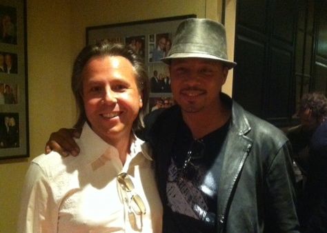 Laurent with Terrence Howard, screening of Winnie Mandela