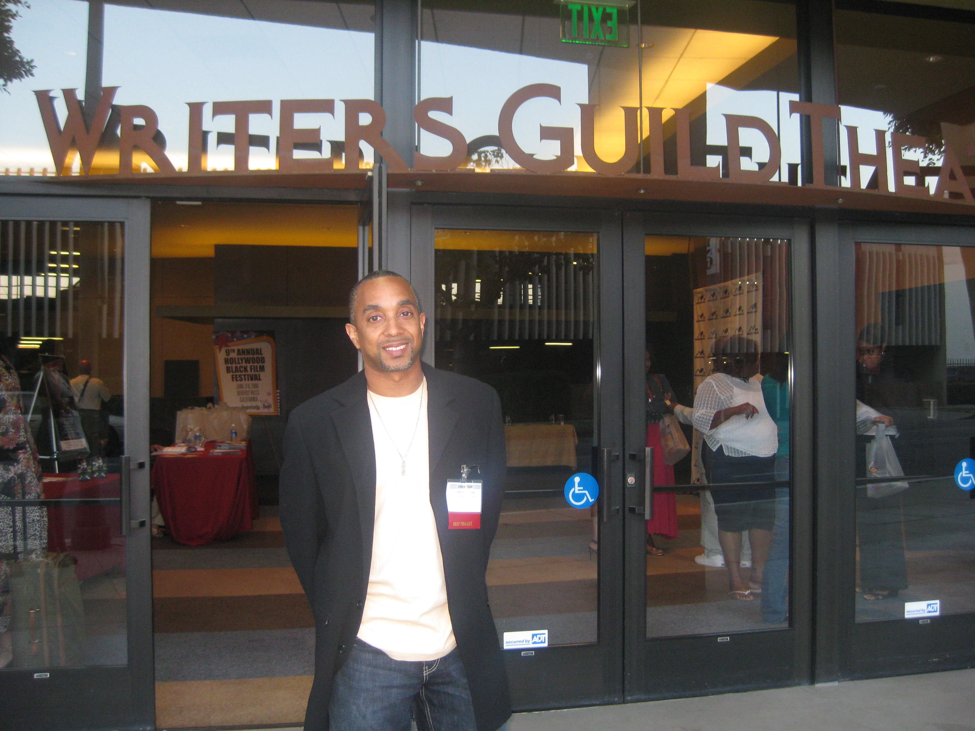 Jeffrey S. Williams at the screening of 5ive Man Confession in the 2008 Hollywood Black Film Festival.