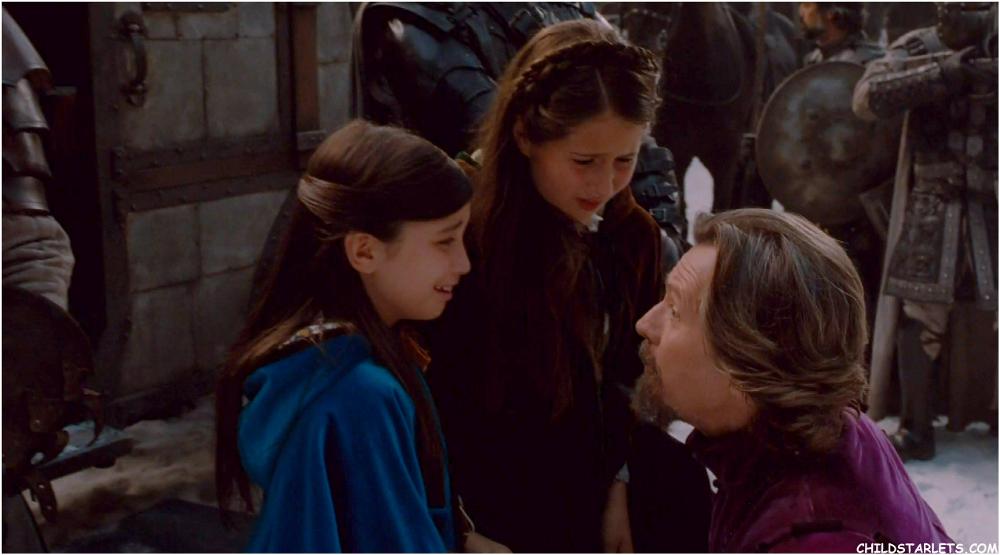 Still from'Red Riding Hood' with Olivia Steele-Falconer and Gary Oldman
