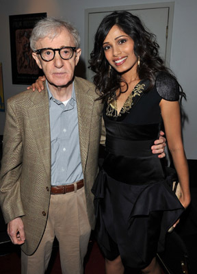 Woody Allen and Freida Pinto