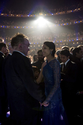Danny Boyle and Freida Pinto during the 81st Annual Academy Awards® from the Kodak Theatre in Hollywood, CA Sunday, February 22, 2009 live on the ABC Television Network.