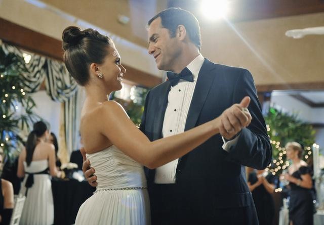 Still of Alexandra Chando and Andy Buckley in The Lying Game (2011)