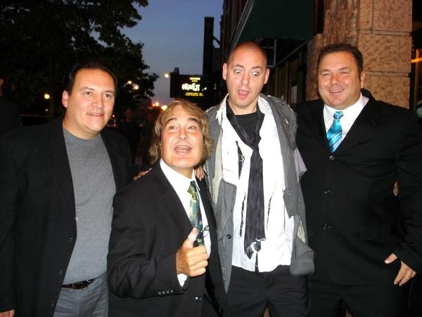 (Left to right) M. Chapa, Robert ZDar, James Vallo, Tony DeGuide at Spaced Out the movie Premiere!