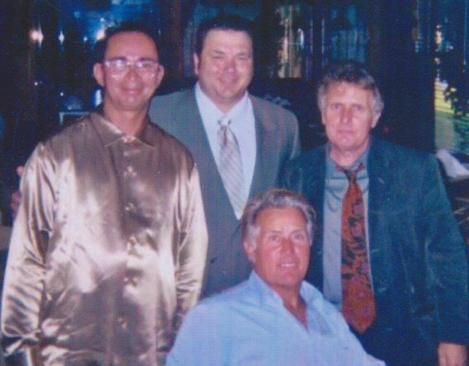 (left to right) George Van heel, Tony DeGuide, Joe Estevez and Martin Sheen.