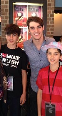 Gasparilla International Film Festival 2014, as Director and Star of Zombie Crush (Official Selection), with RJ Mitte and brother Royce (co-producer of film).