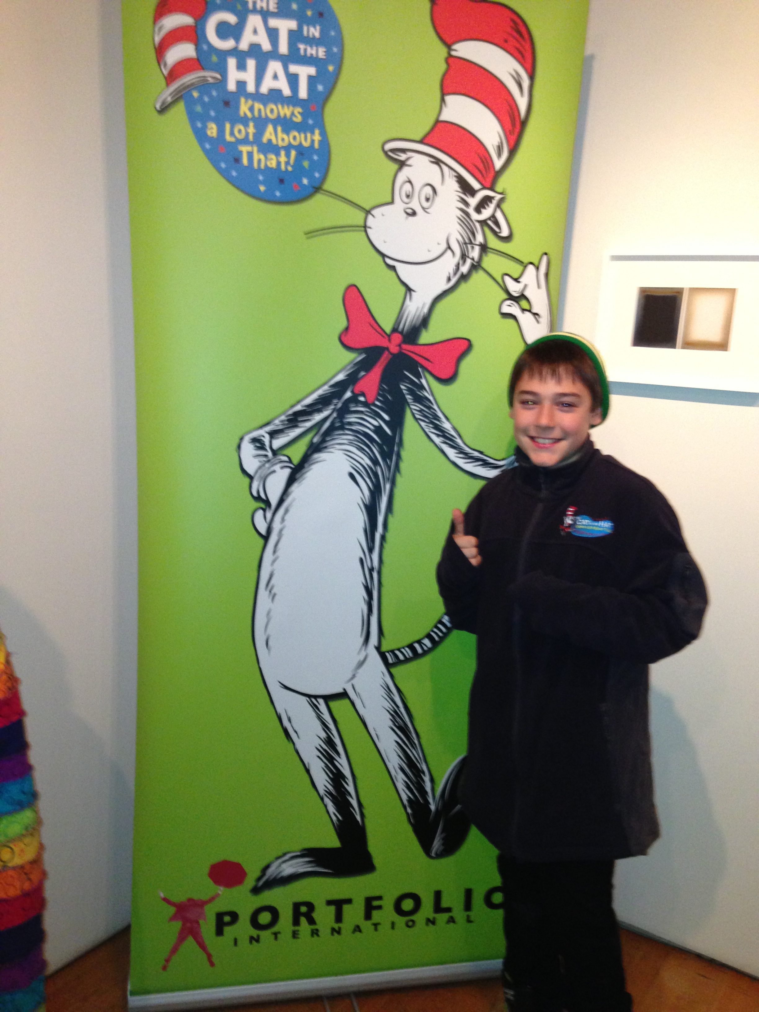 Jacob Ewaniuk at premiere of Cat in the Hat Knows A Lot About Christmas