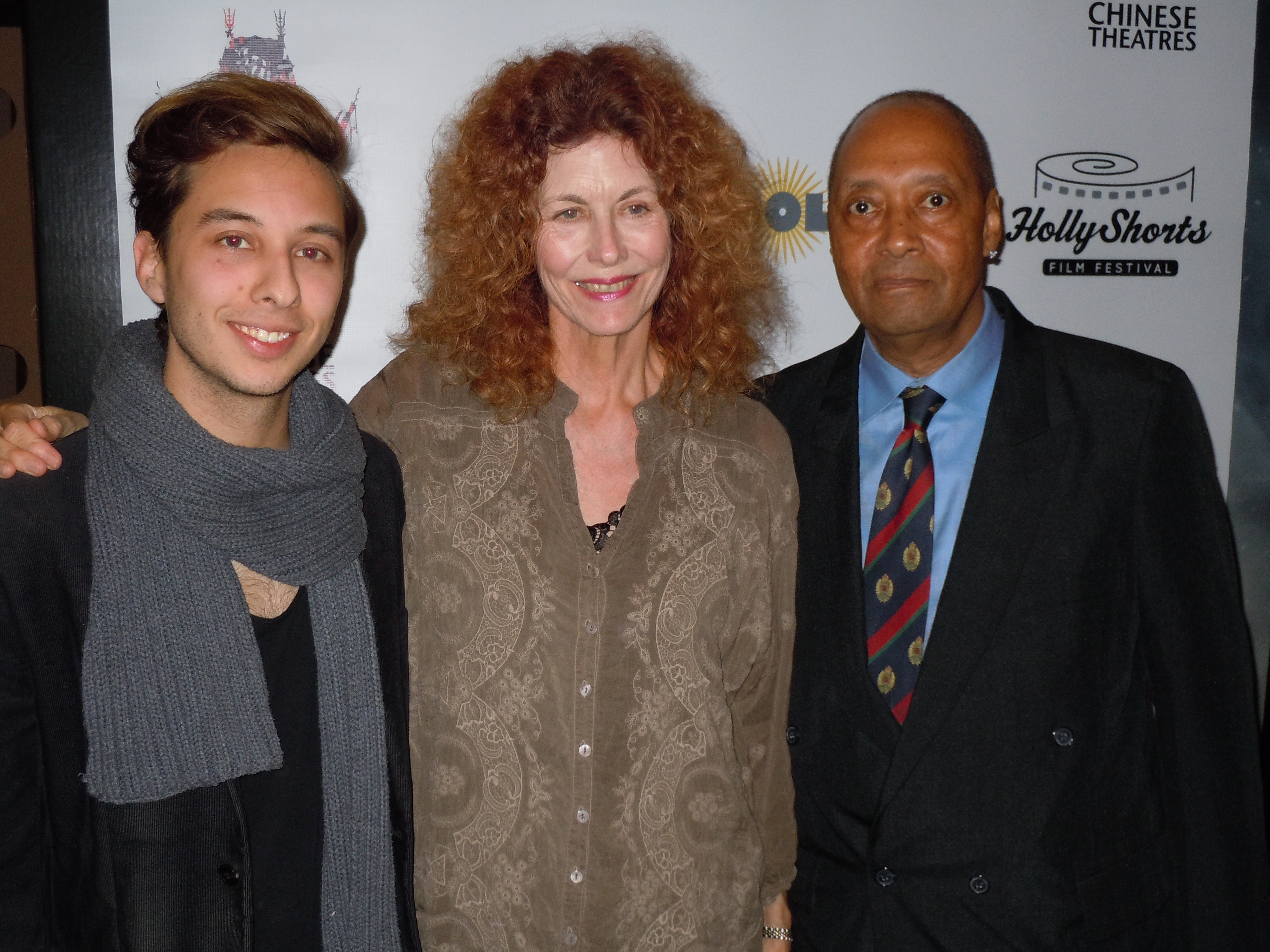 Enrique Pedraza, Vivienne Powell, and Jimmy at event of Song From A Blackbird (2014)