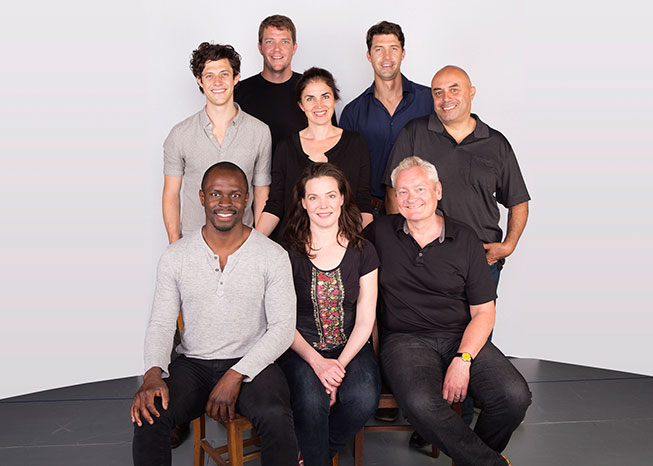 With cast & director of The Rainmaker at The Old Globe in San Diego.