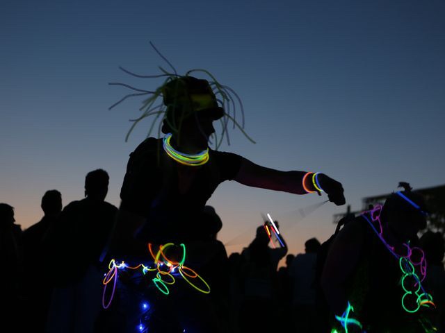 Glow performing at Coachella 2015.