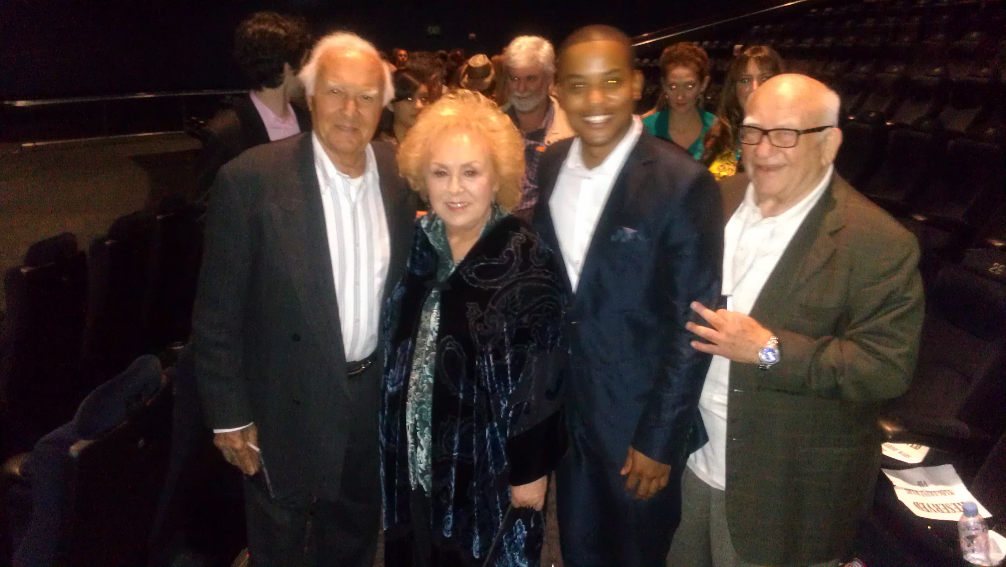 Doris Roberts, Robert Loggia,Ron G (the cast of Margarine Wars )& Ed Asner