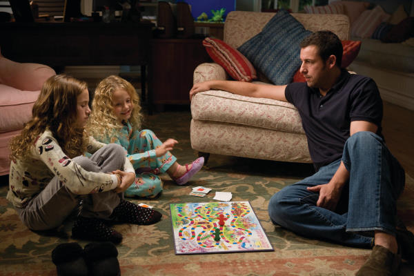 Still of Adam Sandler, Maude Apatow and Iris Apatow in Funny People (2009)