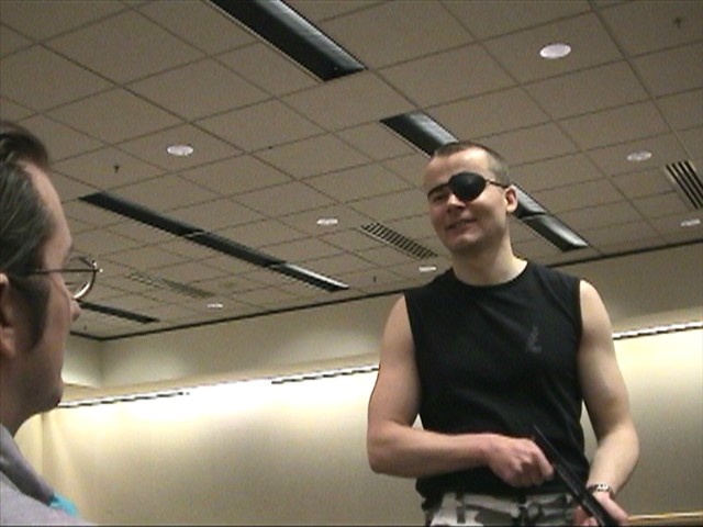 Matt McLeod as Snayke, in Escape From London