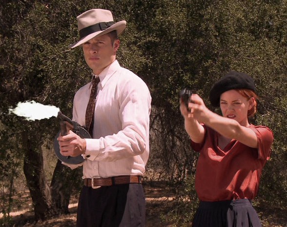 Ashley Hayes and Jim Poole as BONNIE & CLYDE: JUSTIFIED