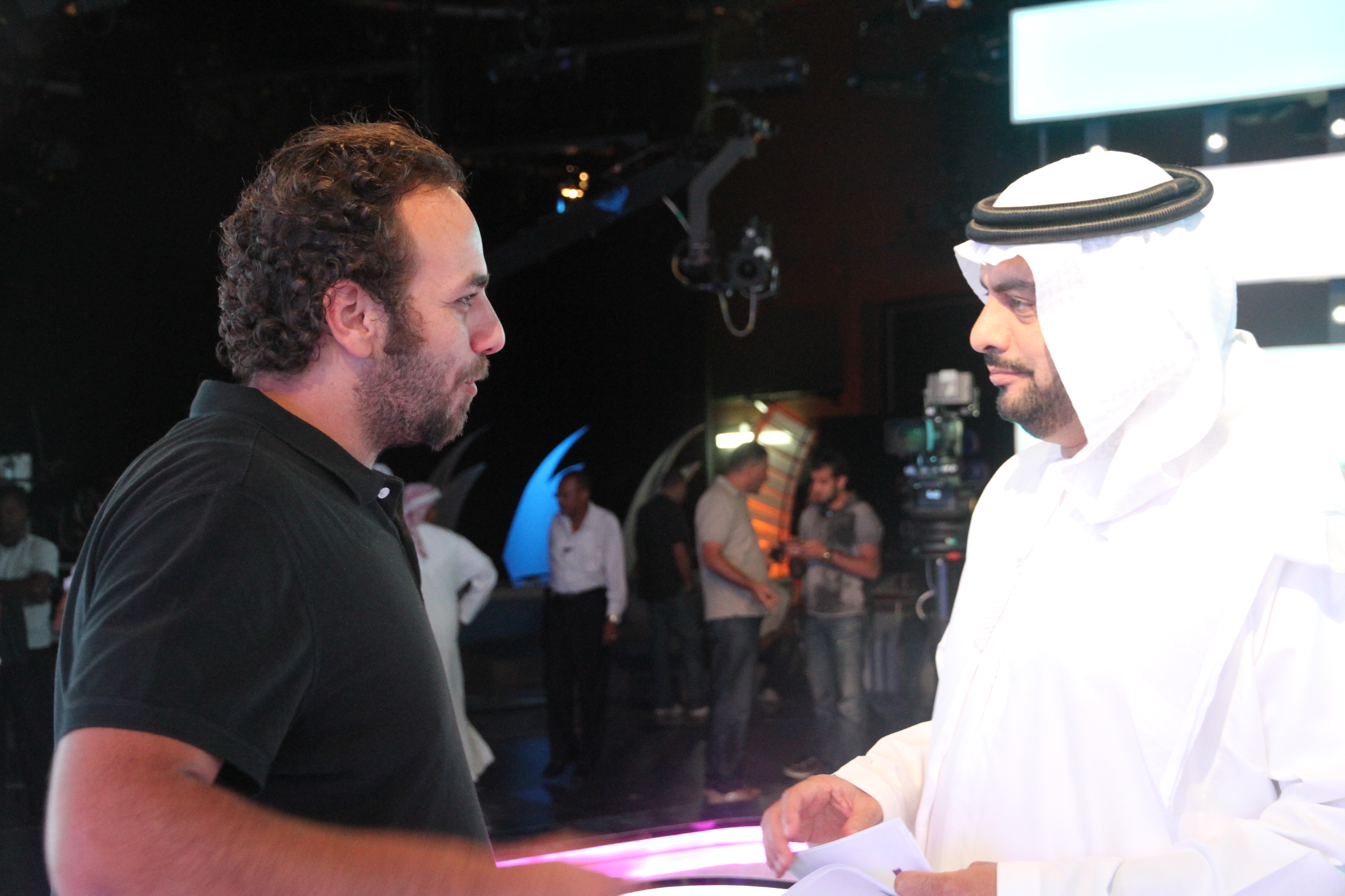 Mahmoud Rashed Khalifa Al Suwaidi On the Set of khatwa