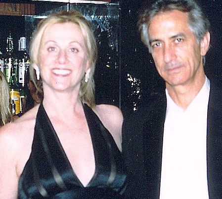 Good Night and Good Luck after party. David Strathairn and Patty Casby