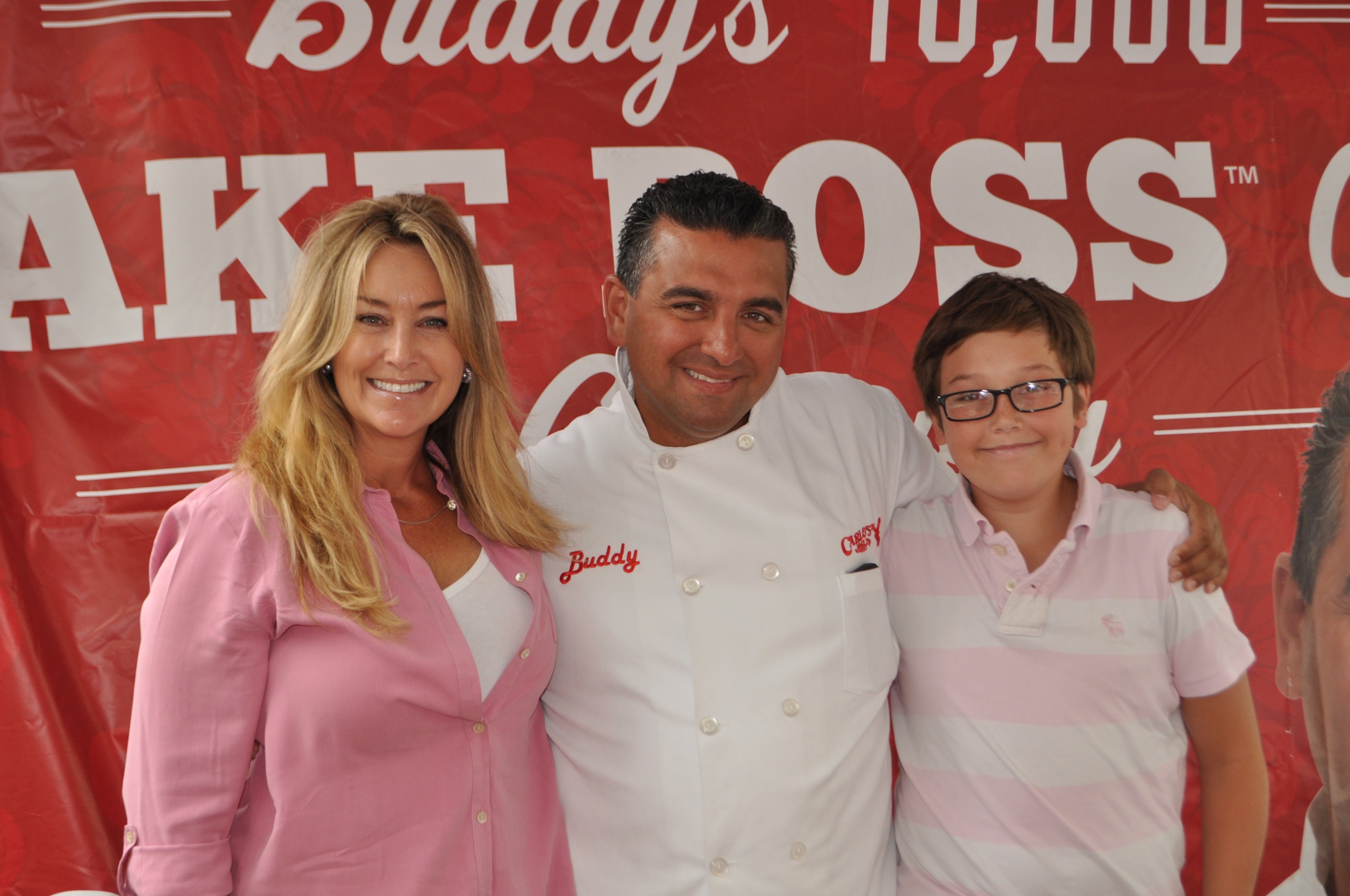 With Buddy Valastro 'Cake Boss' and my son Weston.