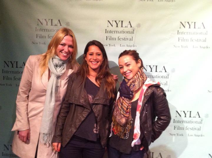 NYLA-IFF Stephanie Sanditz, Kimberly McCullough, Danielle Harris.