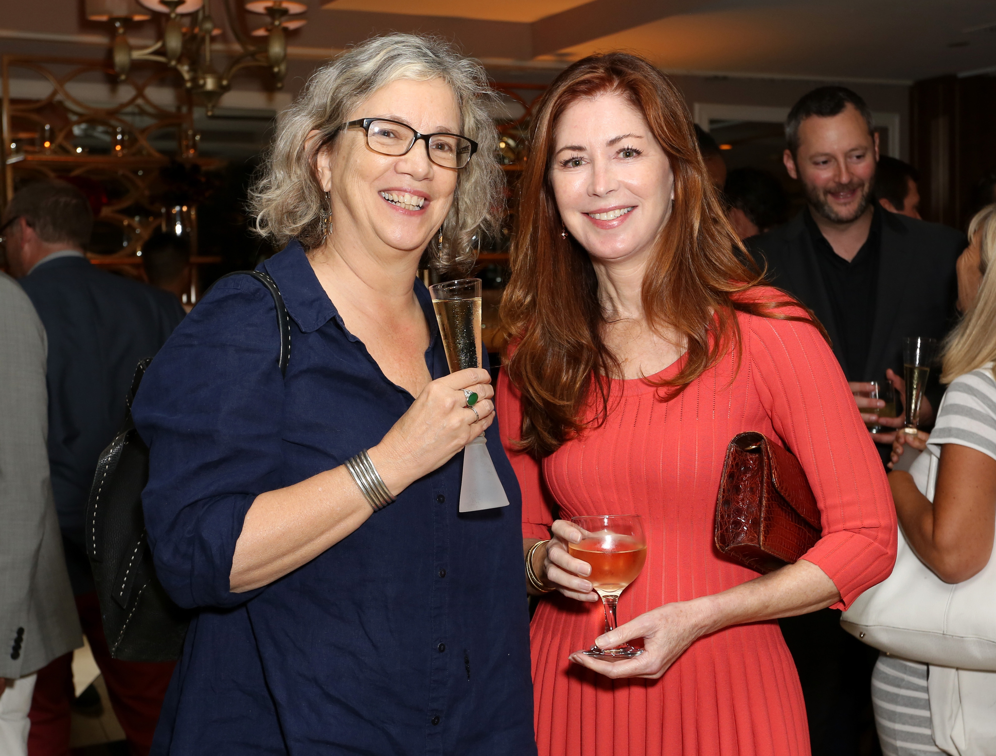 Dana Delany and Anne Thompson at event of IMDb on the Scene (2015)