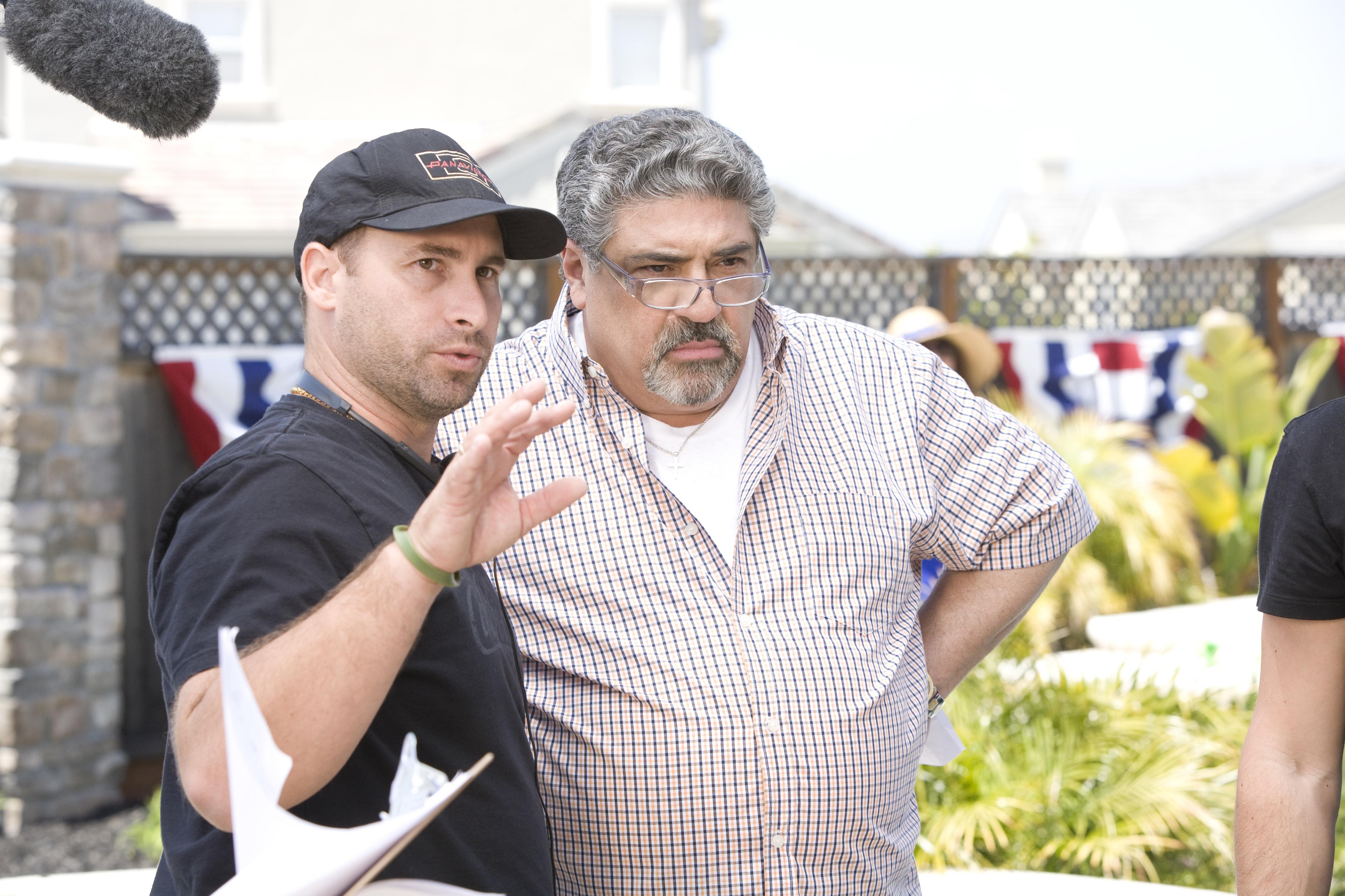 Director Steve Race with Actor Vincent Pastore