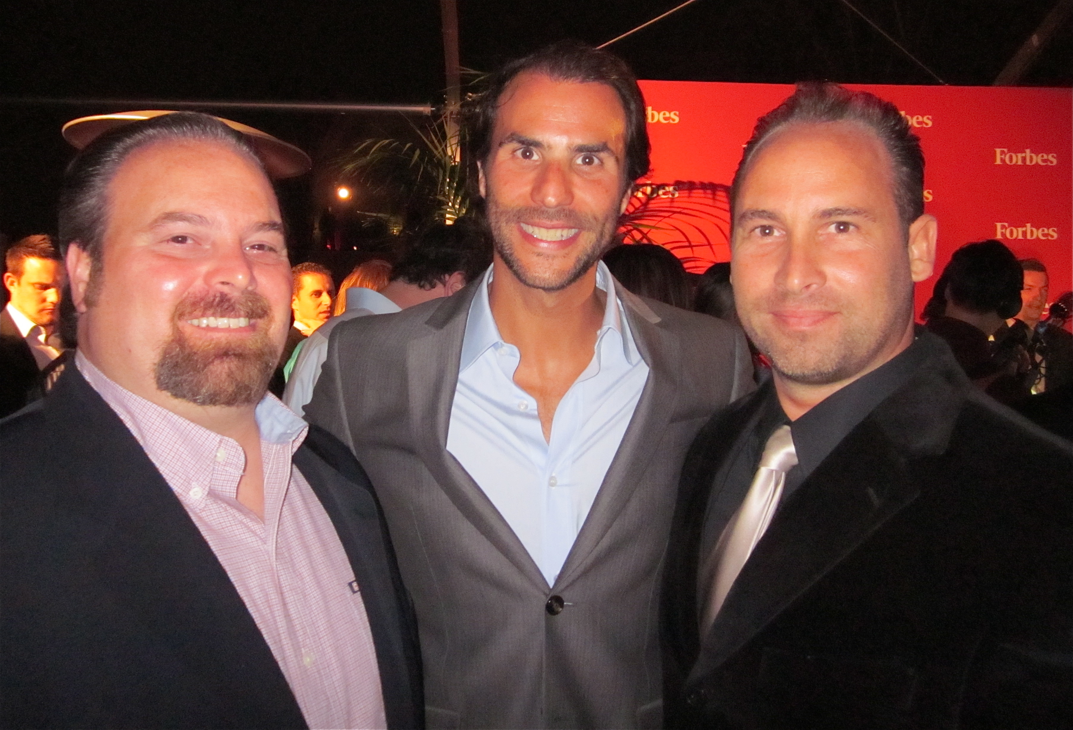 Director Steve Race with Producer Ben Silverman and Michael K. Race