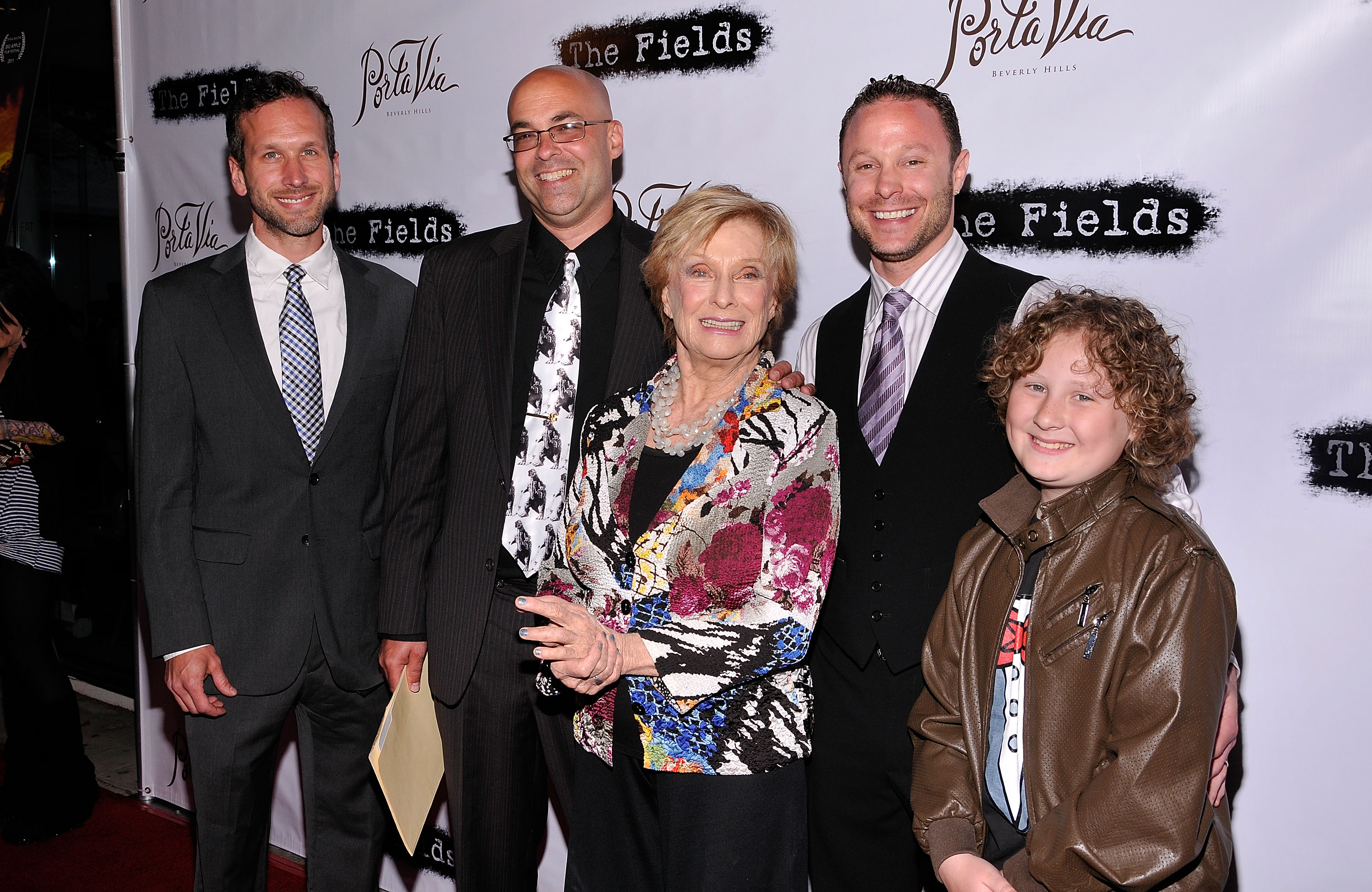 'The Fields' arrive at the world premiere of the new movie 'The Fields' at Laemmle Music Hall on April 17, 2012 in Beverly Hills, California.