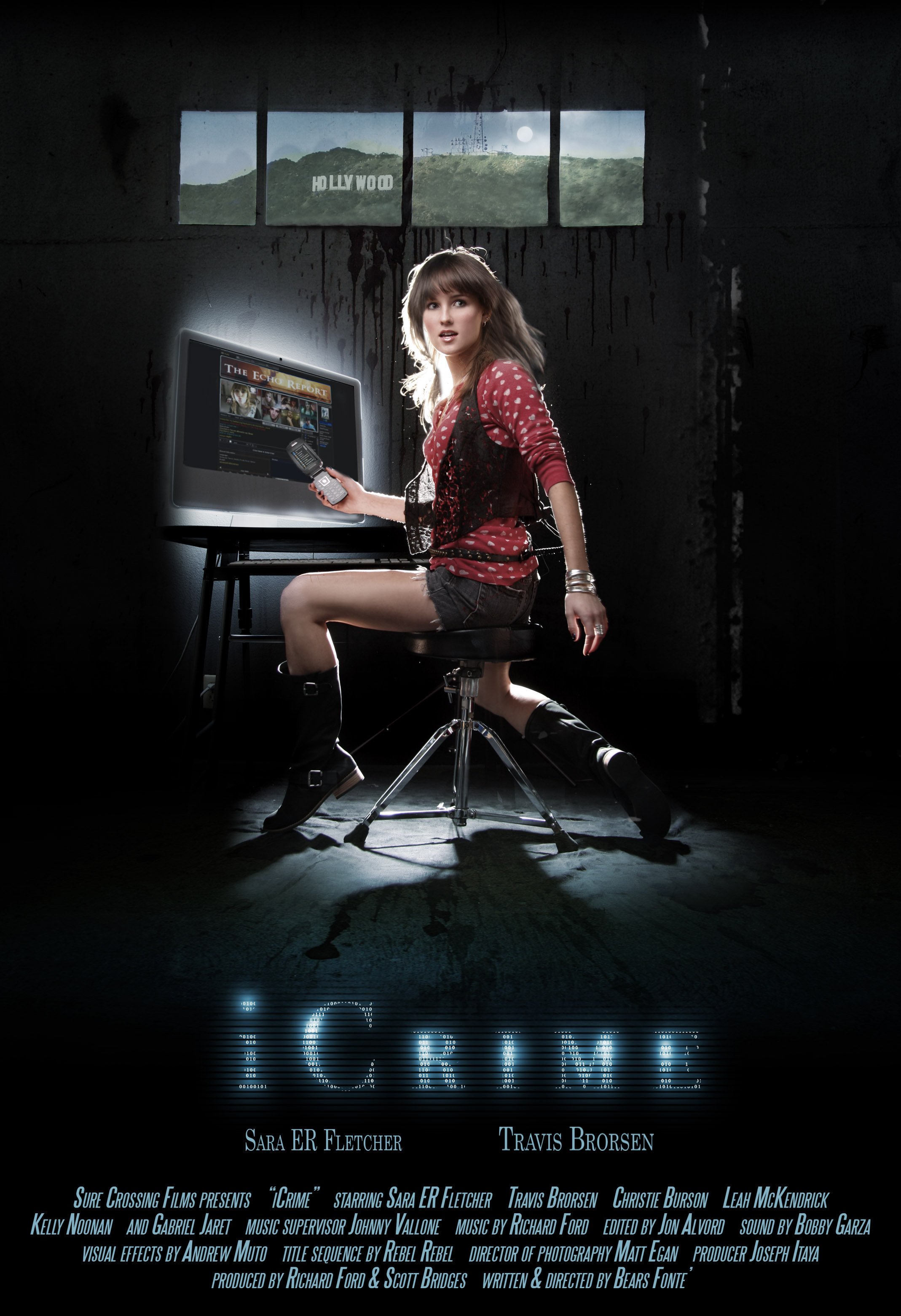 Sara Fletcher in iCrime (2010)