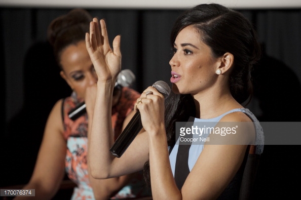 Edy Ganem and Judy Reyes at a panel discussion for Devious Maids in Dallas, TX.