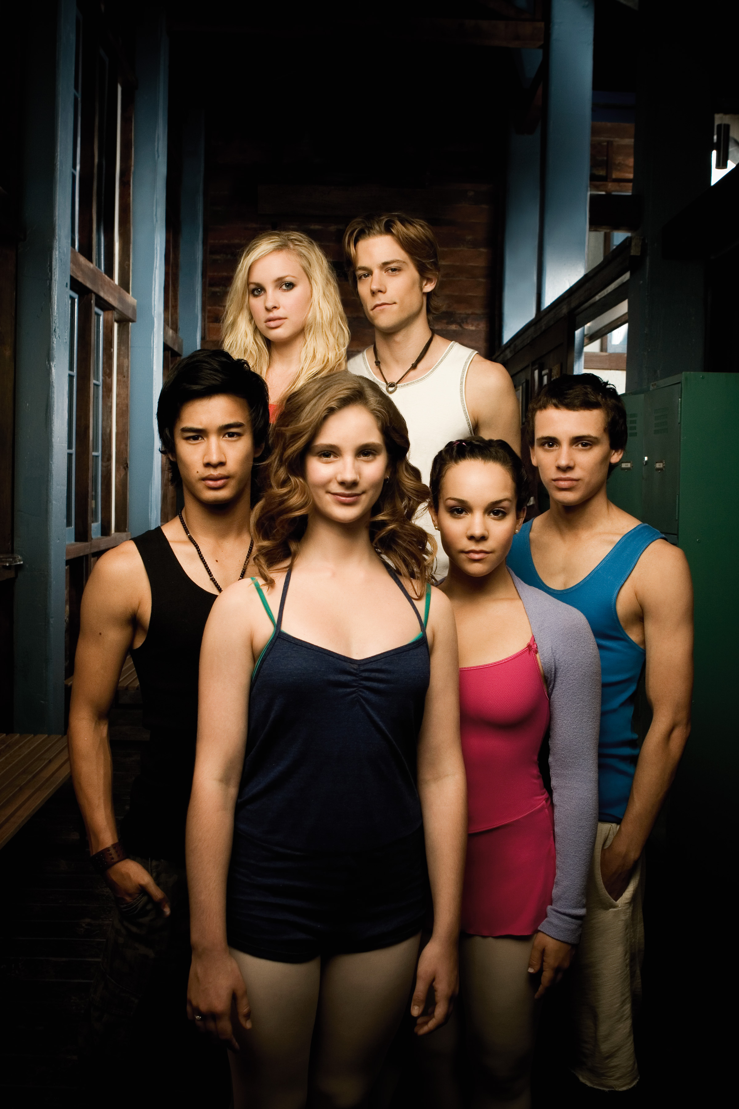 Still of Jordan Rodrigues, Alicia Banit, Dena Kaplan, Tom Green, Tim Pocock and Xenia Goodwin in Dance Academy (2010)