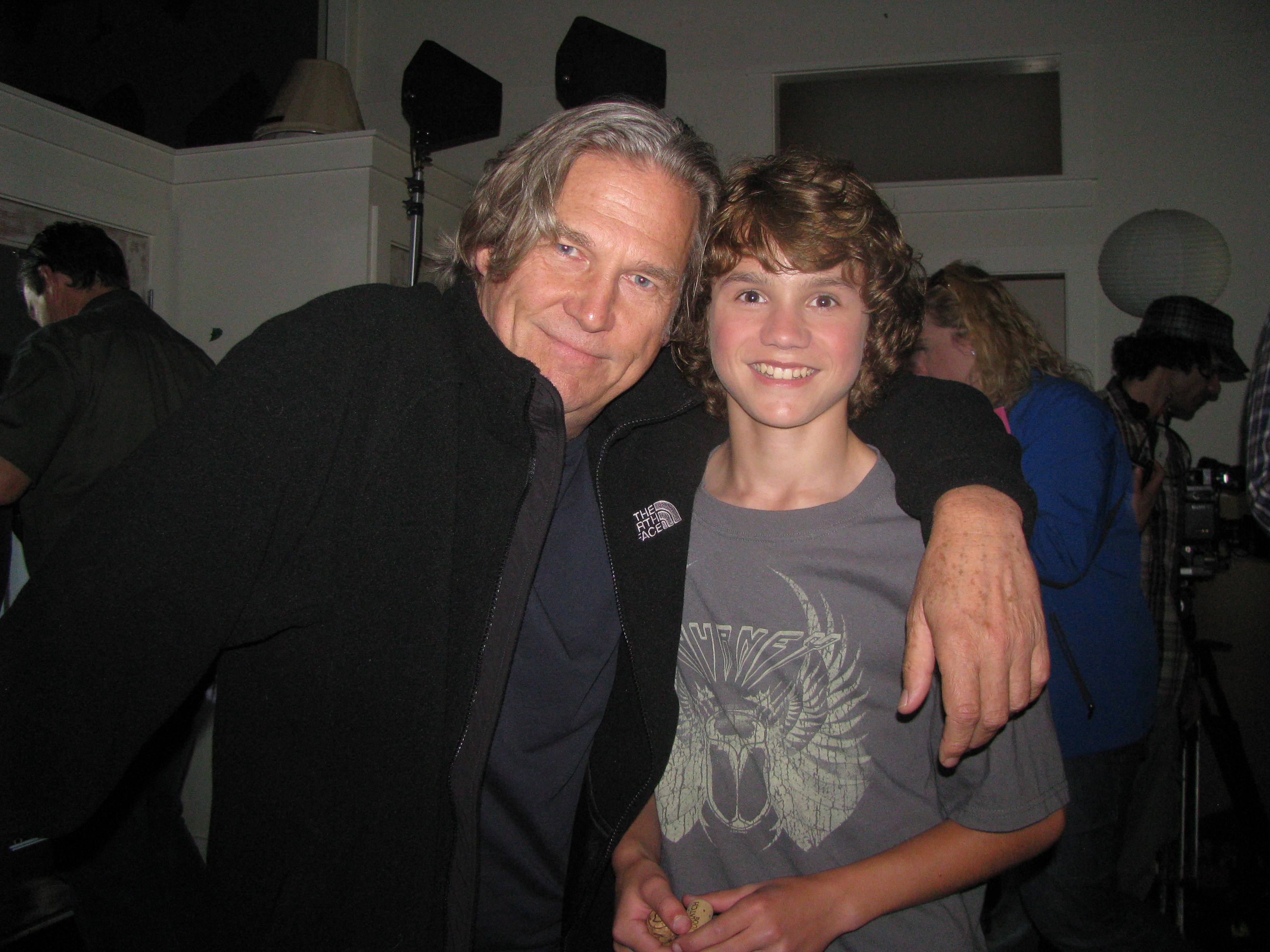 Owen with Jeff Bridges