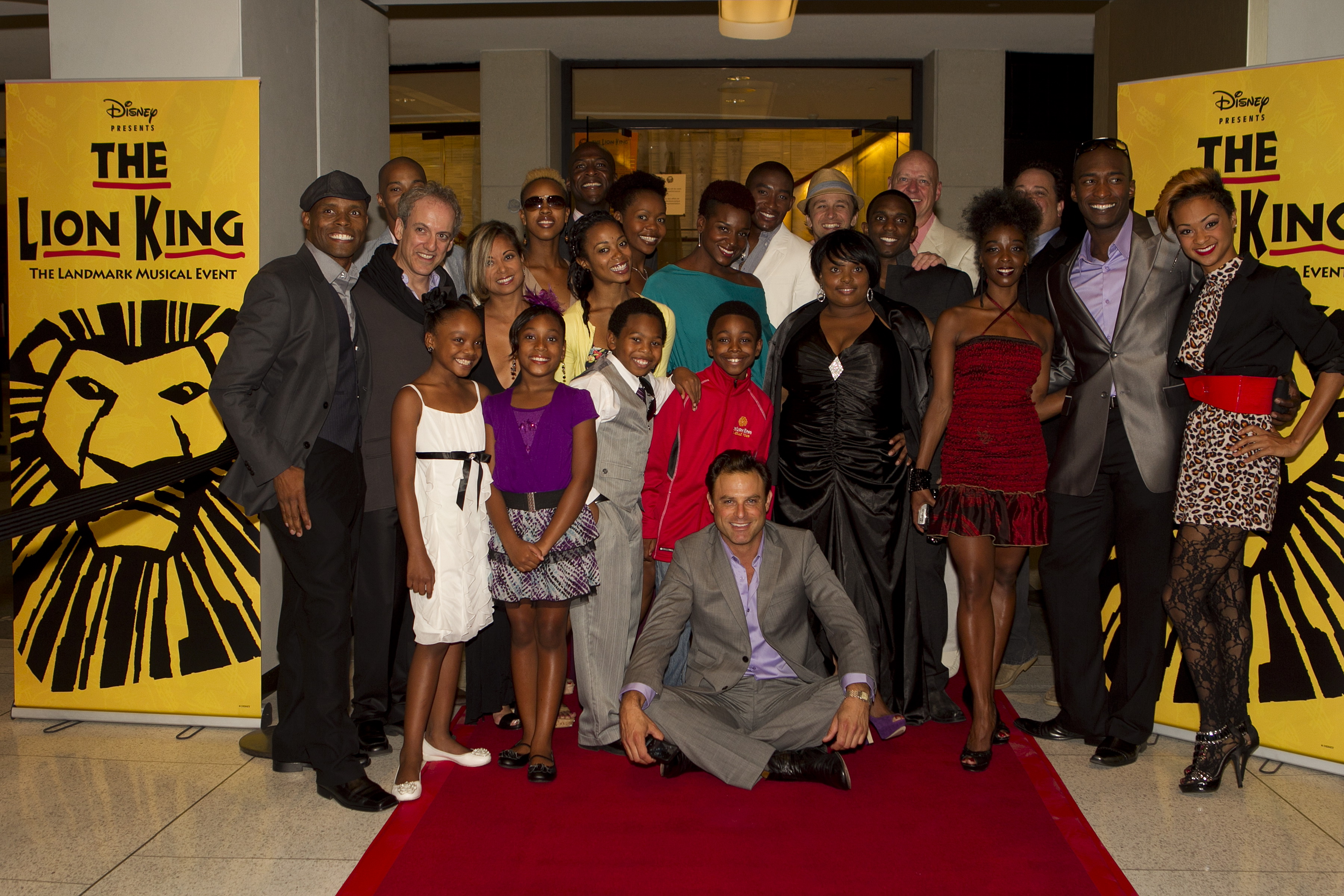 Opening night Montreal, Quebec - partial Lion King Gazelle Tour cast