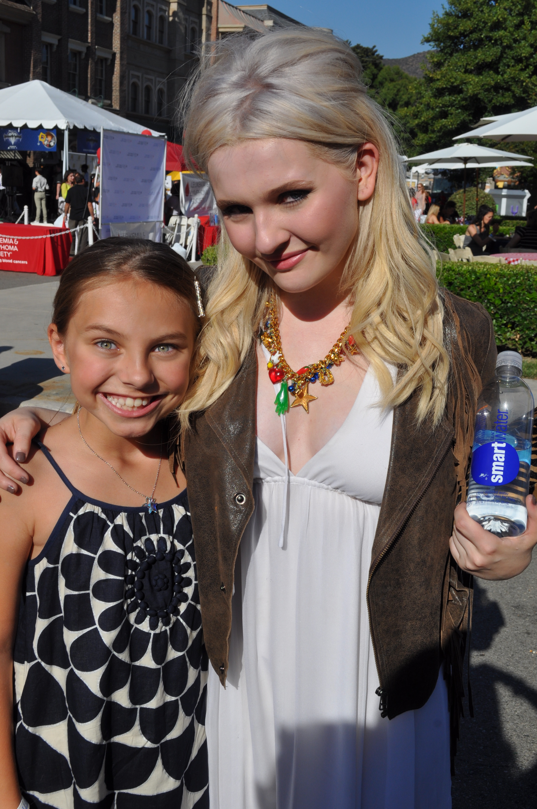 Caitlin Carmichael and Abigail Breslin at Variety's Power of Youth 2013