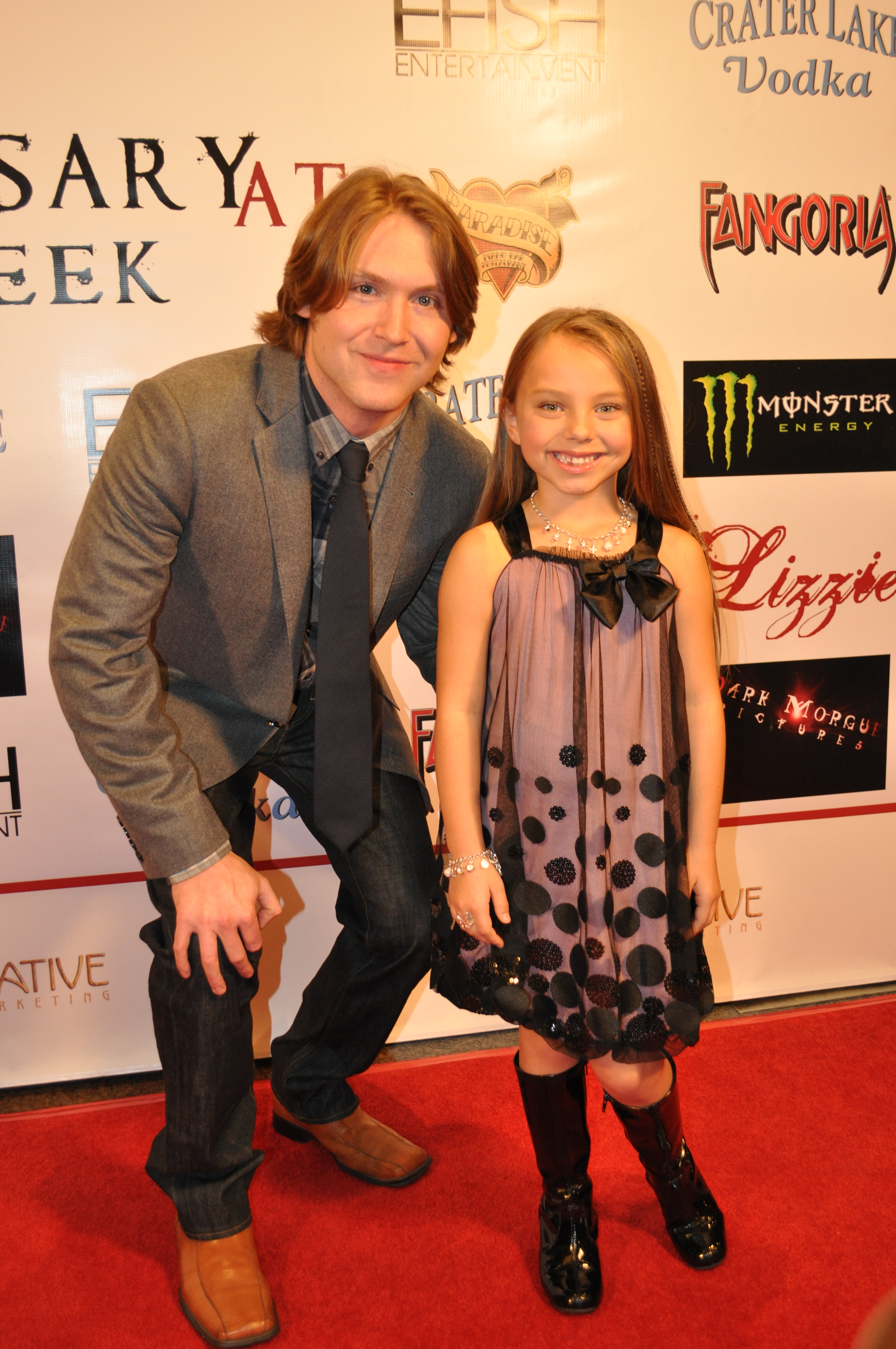 Caitlin Carmichael and Producer Leif Holt at Red Carpet VIP Reception & Private Screening of 