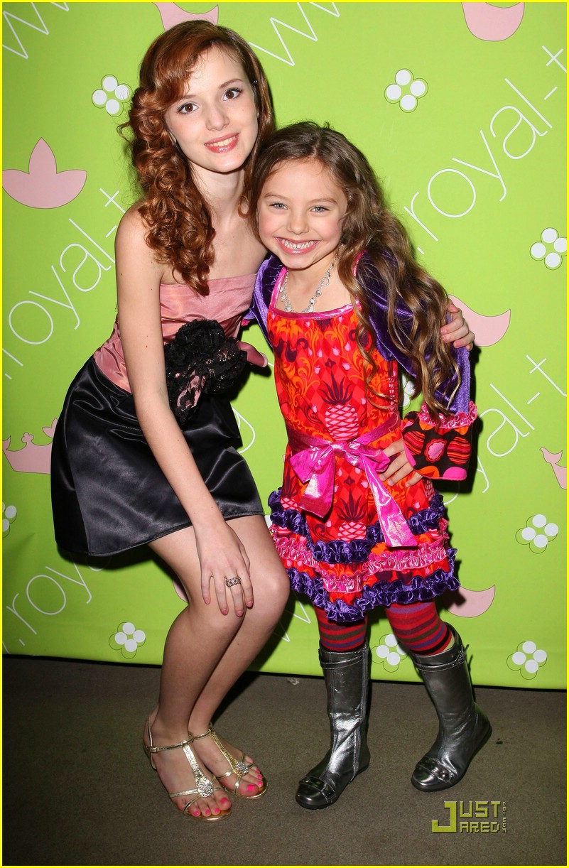 Bella Thorne and Caitlin Carmichael February 20, 2010