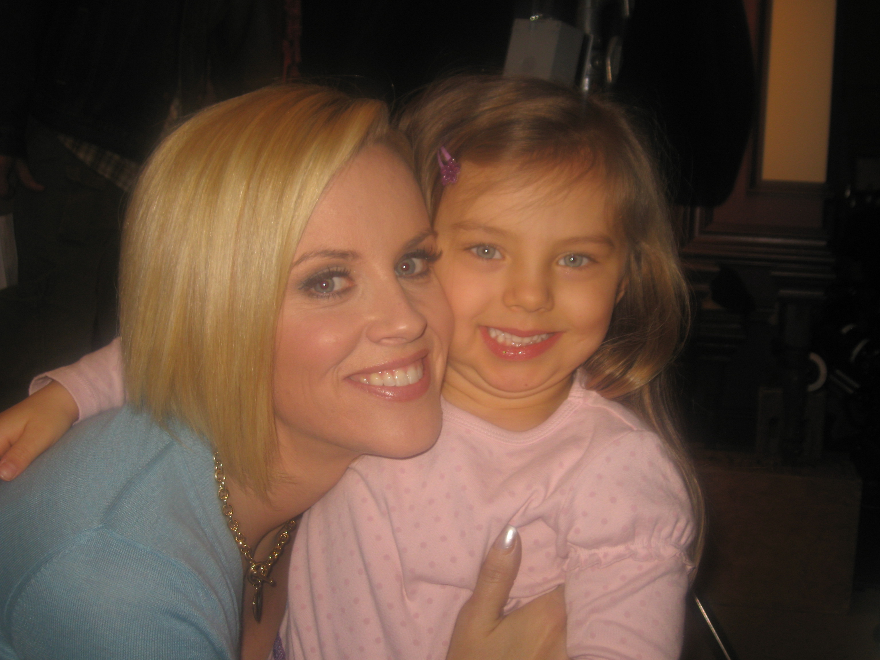 Caitlin with Jenny McCarthy 