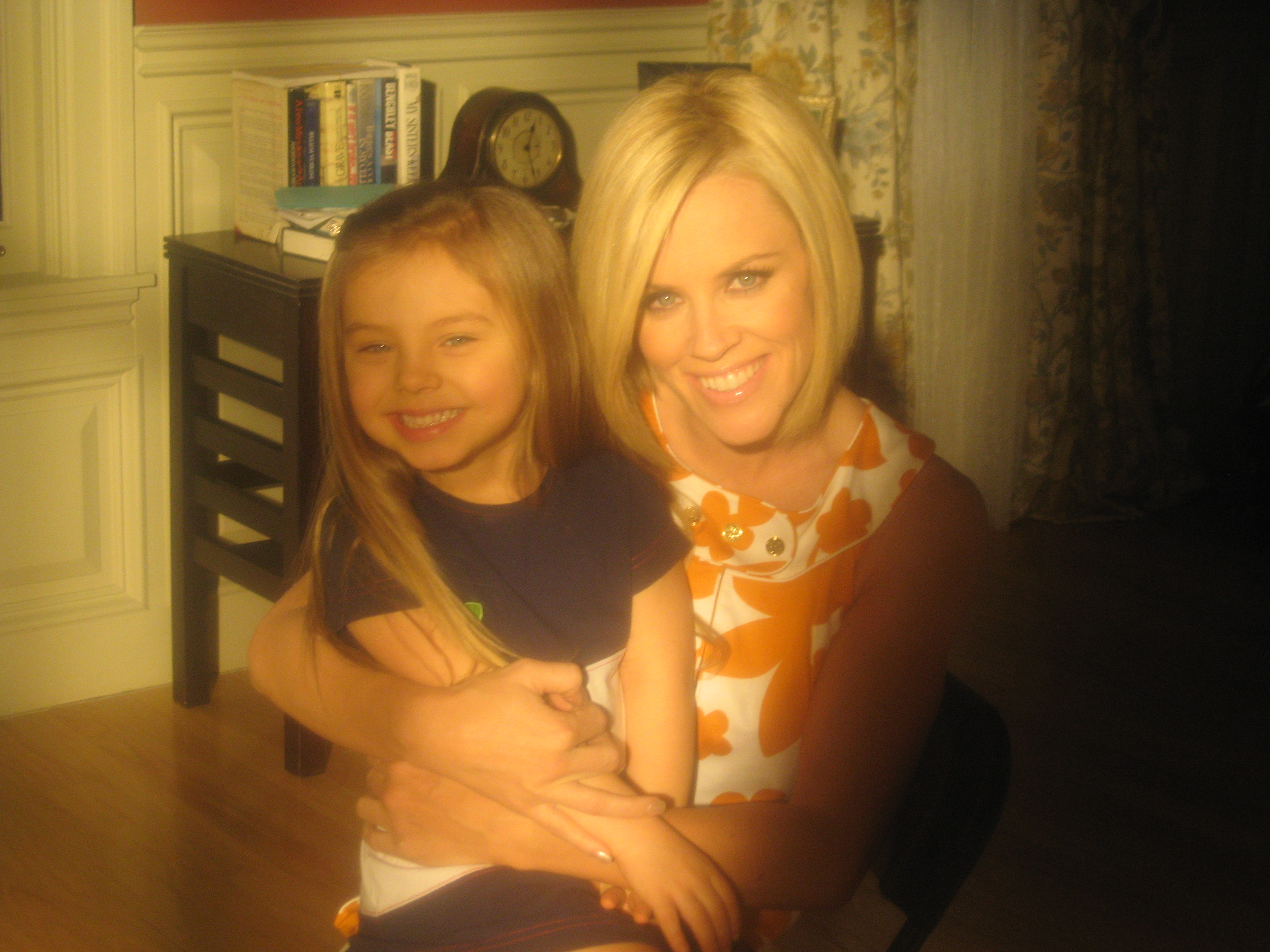 Caitlin with Jenny McCarthy 