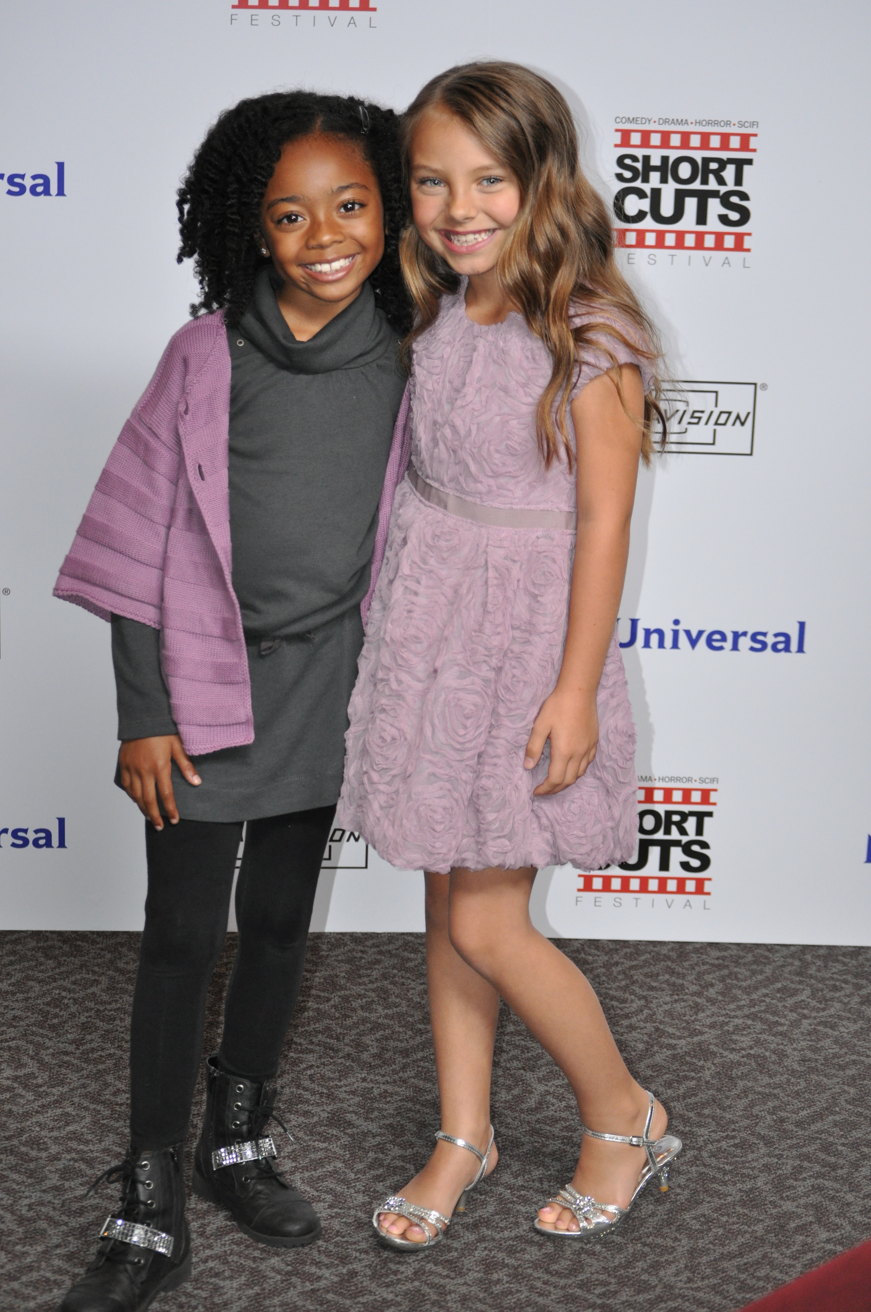 Caitlin Carmichael and Skai Jackson at NBCUniversal 6th Annual Short Cuts Festival October 2011