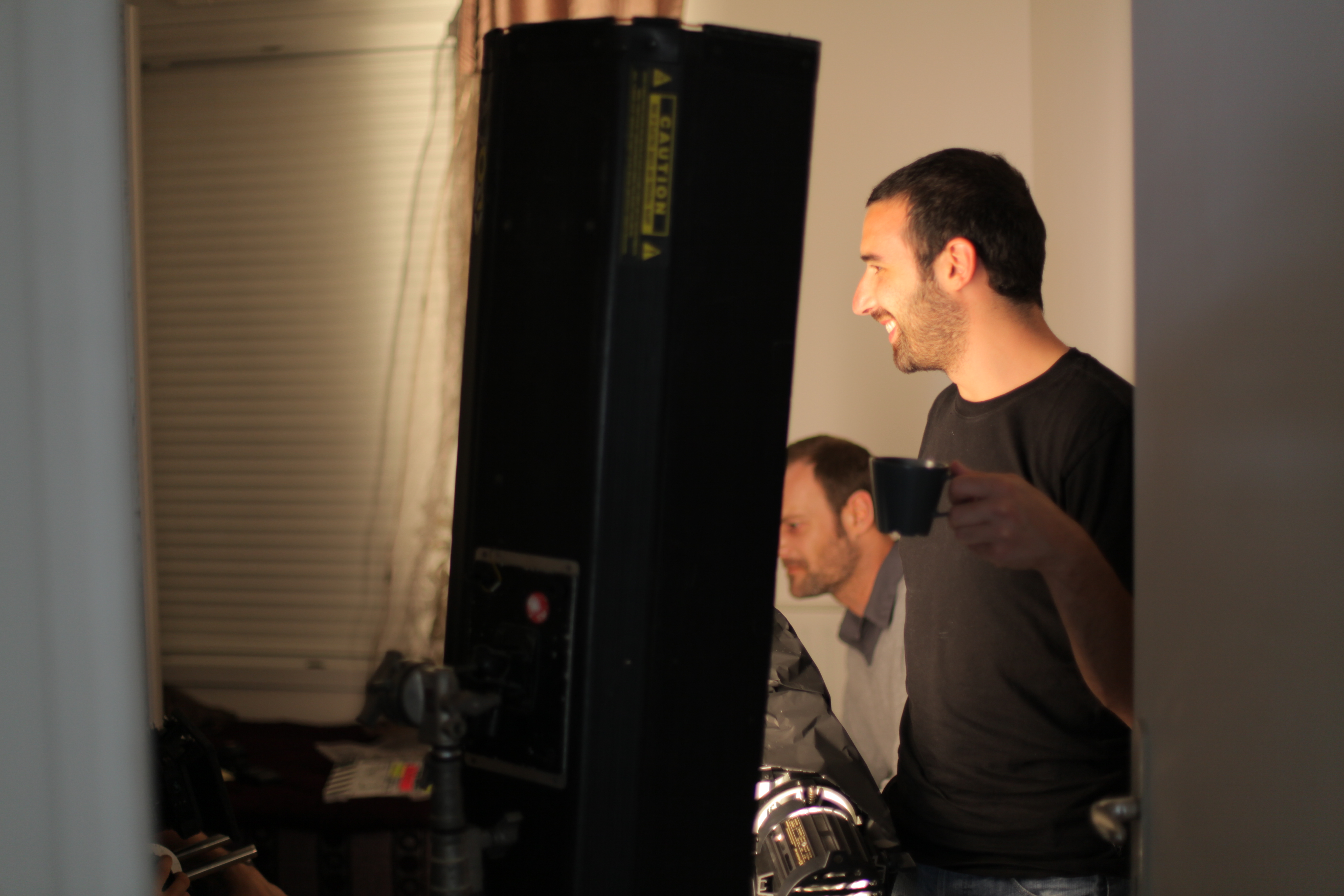 Director Djamel Bennecib, actor Alex Milpat.